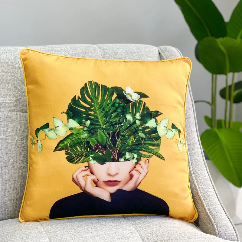 Garden Woman Pillow