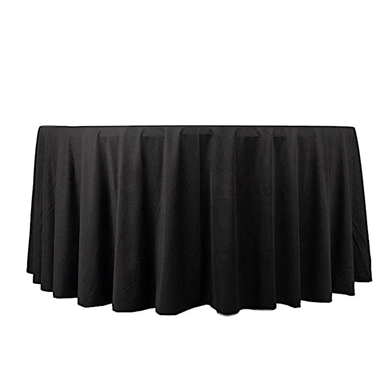 120" Scuba Polyester Round Tablecloth Wedding Table Linens