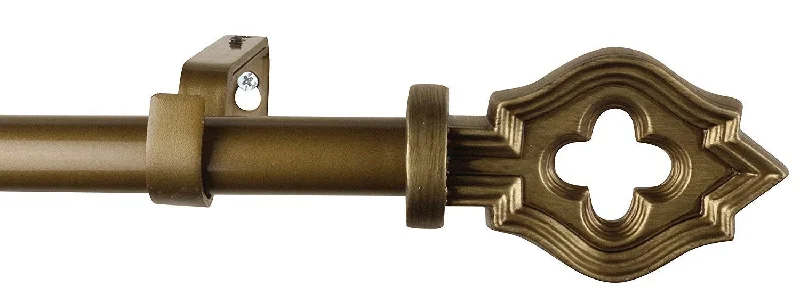 1-inch Diameter Leto Drapery Curtain Rod - 2 Finishes