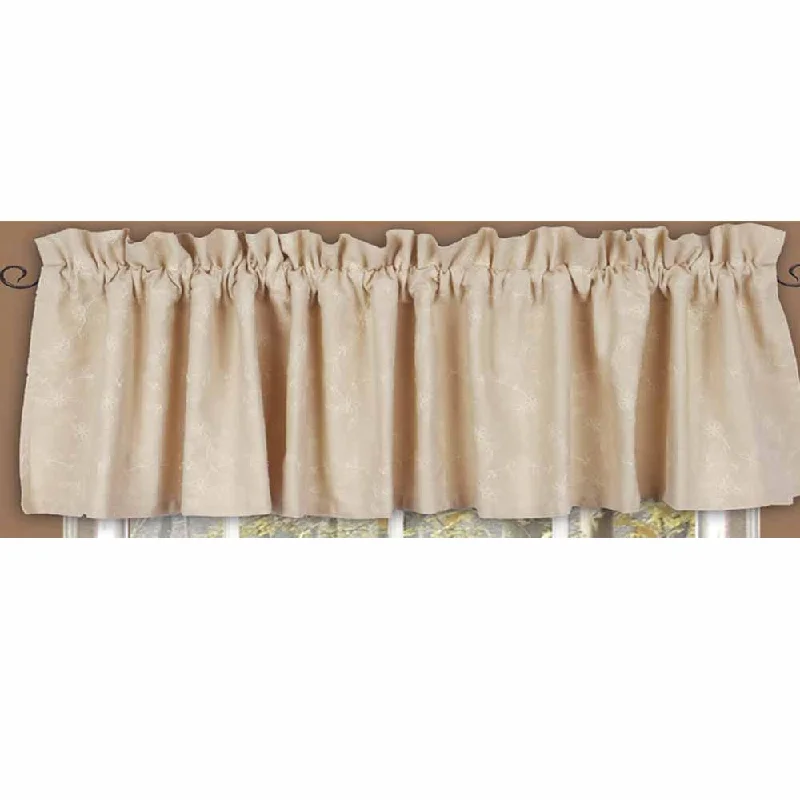 Cream Candlewicking Cream Valance Lined VL430005