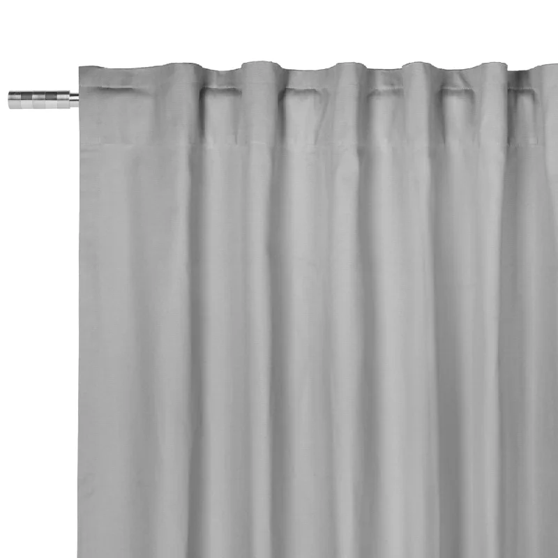 Hidden Tabs curtain panel - Lyons - Grey - 52 x 85''