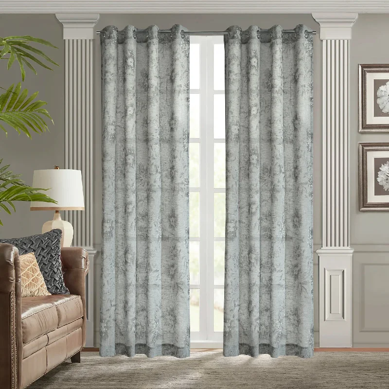 Grommet curtain panel - Rapture - Grey