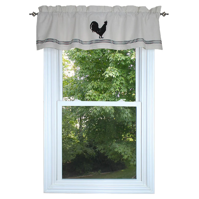 Farmhouse Rooster - Cream  Valance VL550005