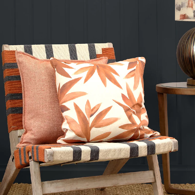 Silverwood Printed Feather Cushion Amber