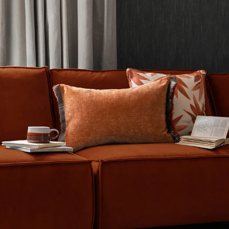 Isernia Feather Cushion Rust