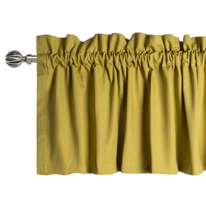 Rod Pocket Valance - Lyons - Green - 52 x 16''