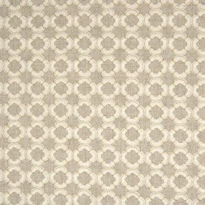 6.9 yards of Greenhouse B6401 Oxford Alloy Neutral Medallion Fabric