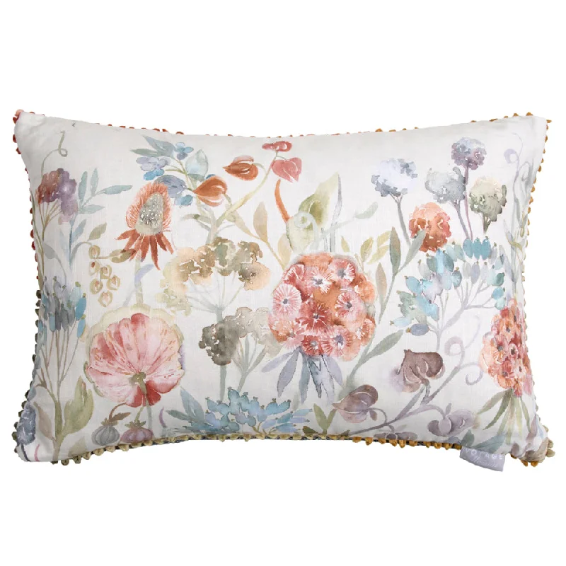 Patrice Printed Feather Cushion Cinnamon