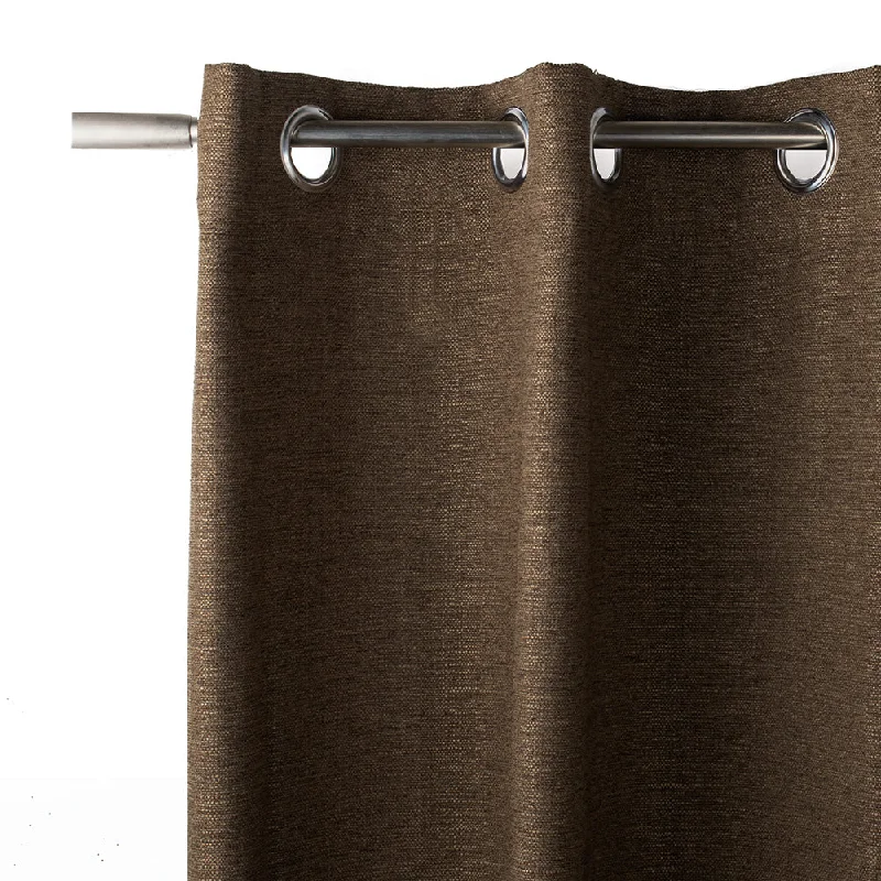 Grommet curtain panel - Duncan - Taupe - 54 x 96''