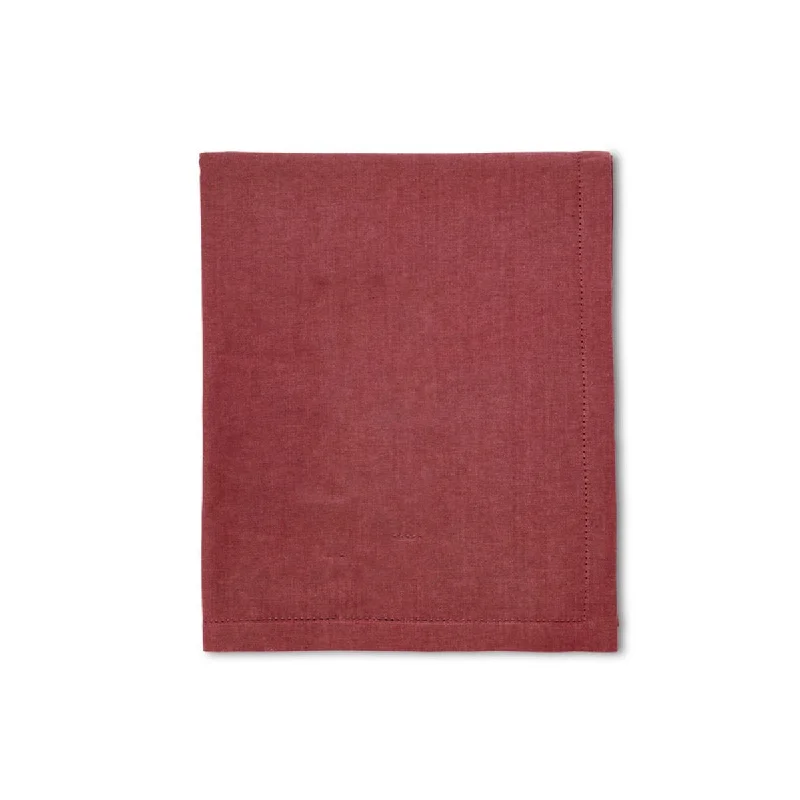 Madras Link Jetty Tablecloth Berry Red 180x350cm