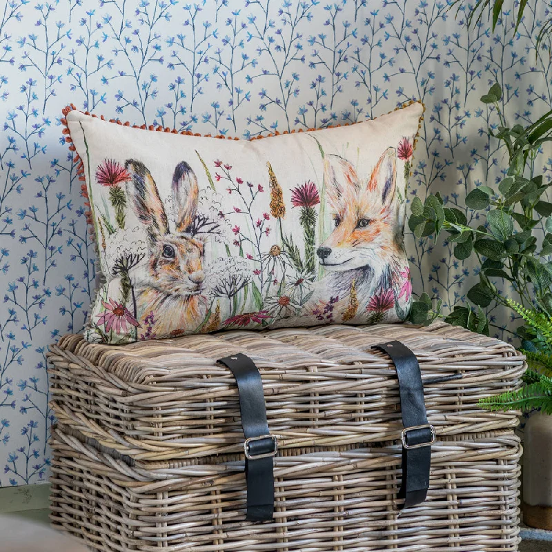 Winnie Printed Cushion Linen