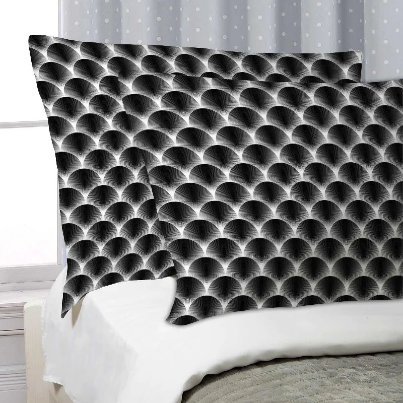 ArtzFolio Monochrome Ellipse Pillow Cover Case