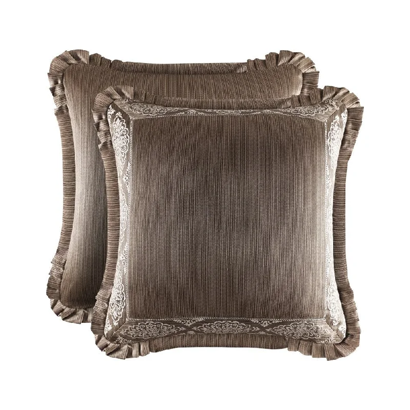 Five Queens Court Stanford Mocha Euro Sham