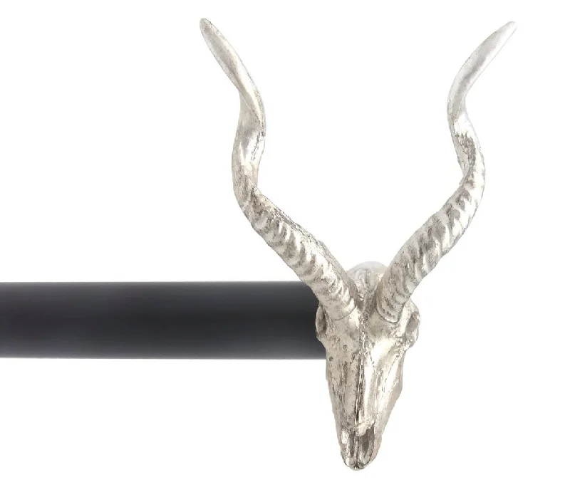 1-inch Diameter Addax Skull Curtain Rod