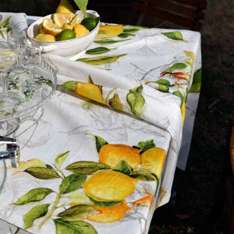 Tessitura Toscana Telerie Limoncello Tablecloth 170cm x 270cm