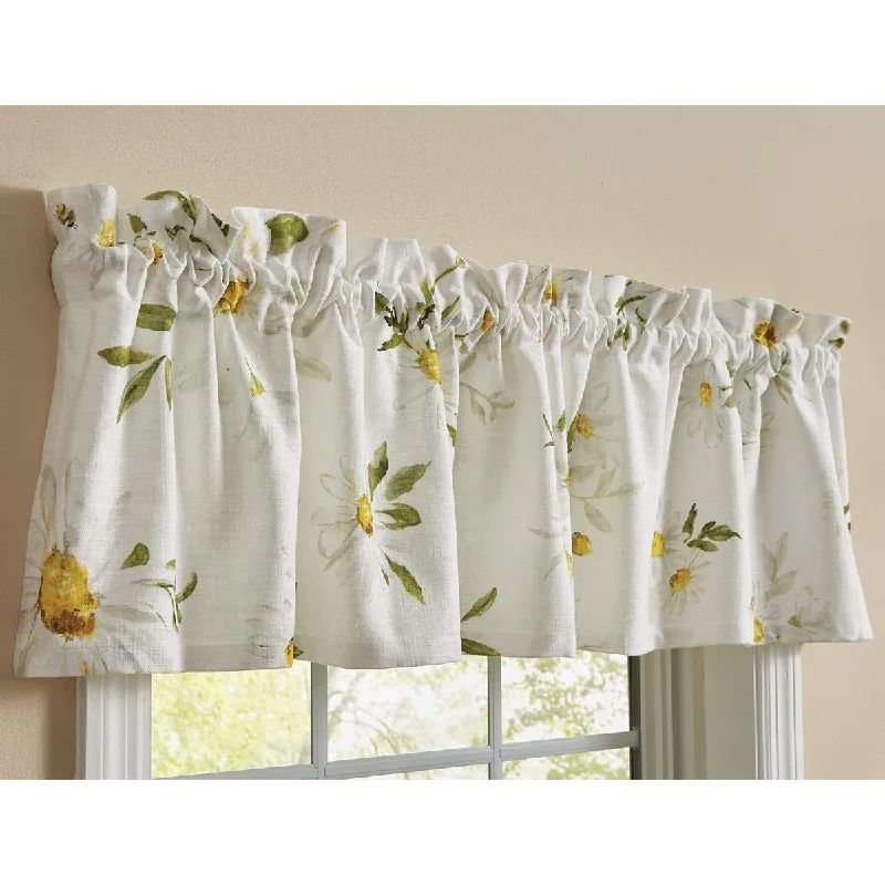 Daisies Valance 14"L - Set of 2 Park Designs