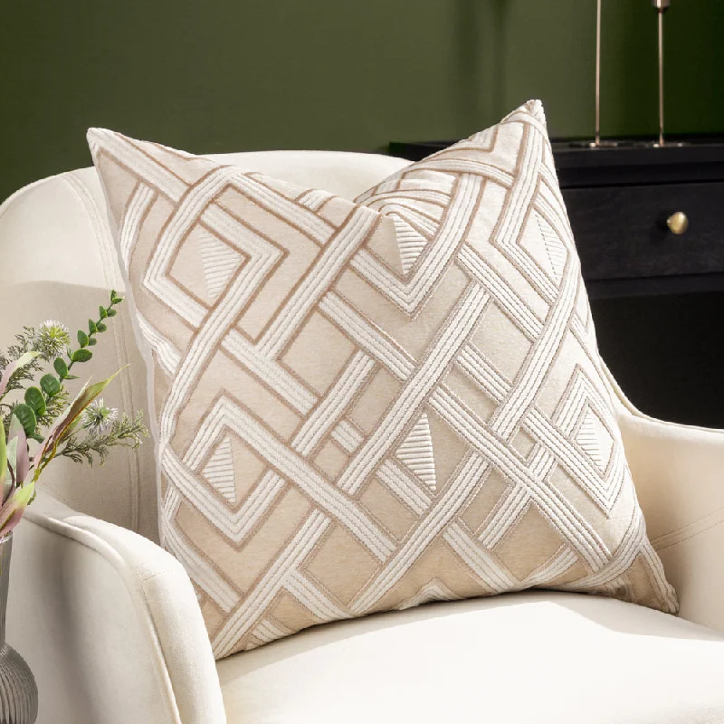 Henley Cushion Warm Taupe