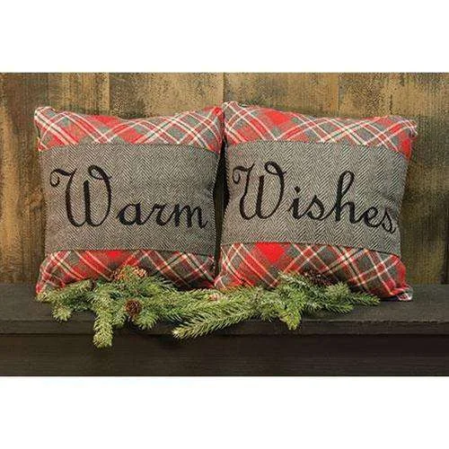 2/Set, Anderson Warm Wishes Pillows, 12"