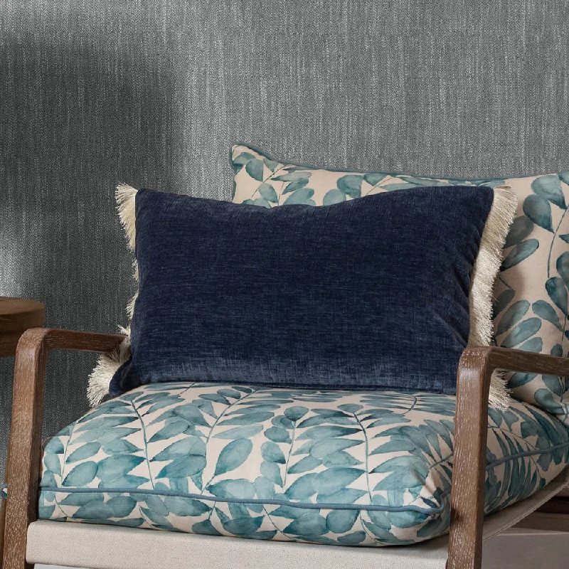 Isernia Feather Cushion Denim