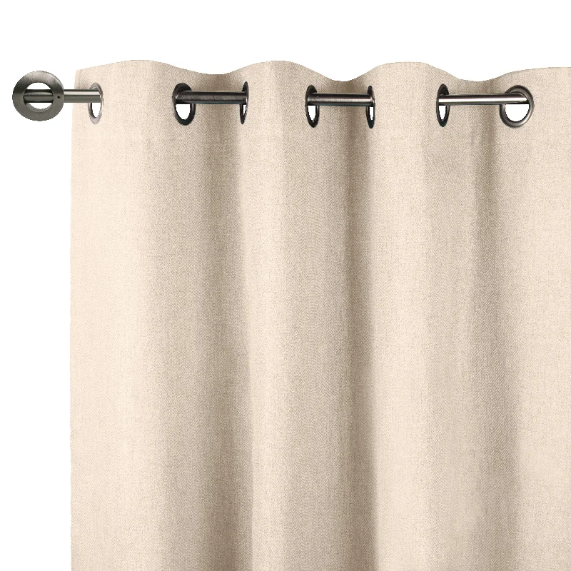 Dimout grommet panel - Oxford - Beige - 54 x 85 inch (137 x 215 cm)