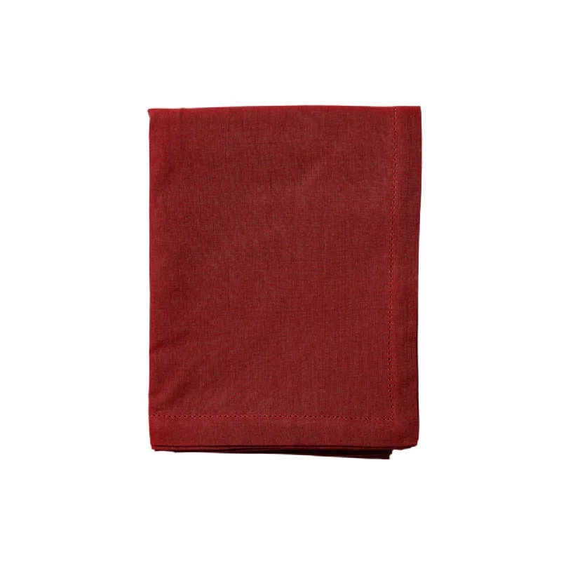 Madras Link Jetty Tablecloth Berry Red 180x280cm