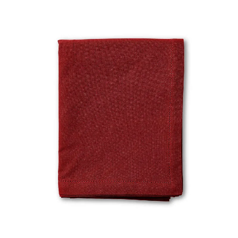 Madras Link Jetty Table Cloth Berry Red 150x230cm