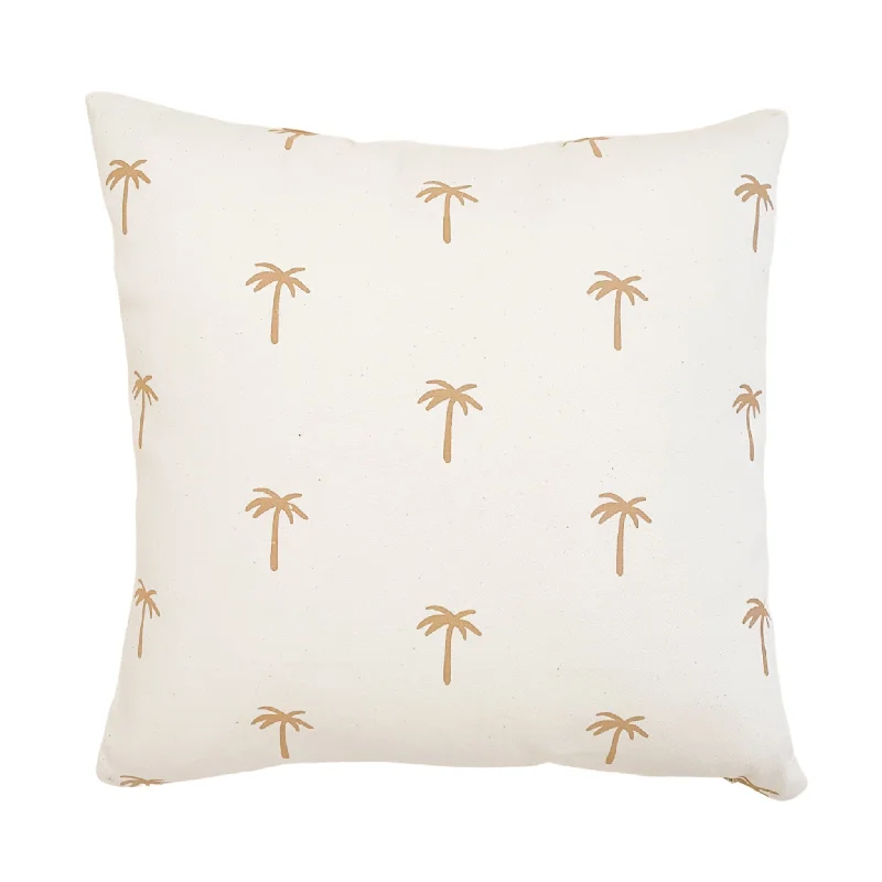 palm tree pillow cover