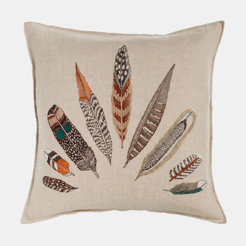 Plumes Fan Square Pillow