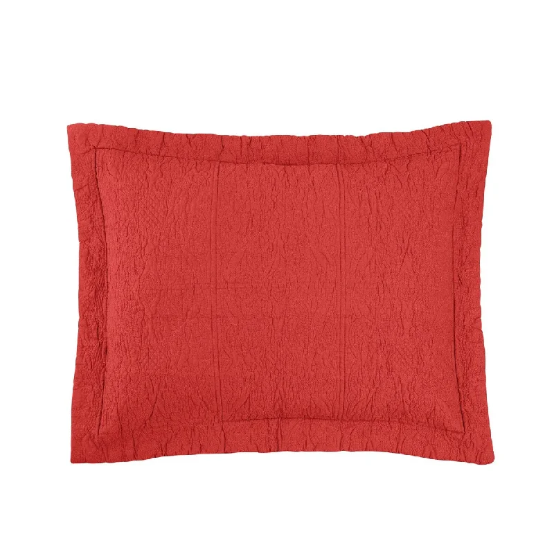 20" x 26" Paprika Matelasse Standard Sham