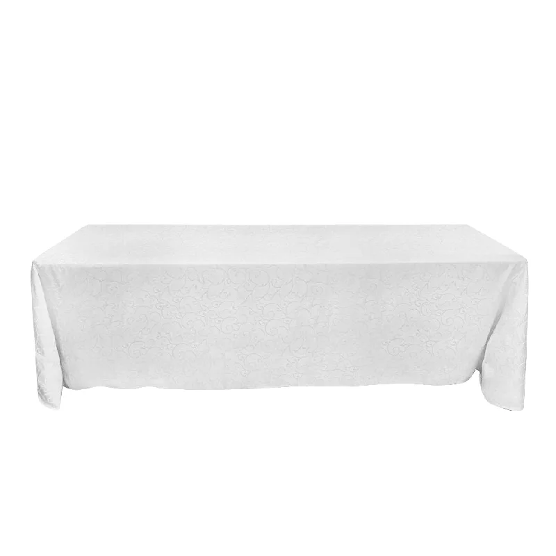 90'' x 156" jacquard tablecloth