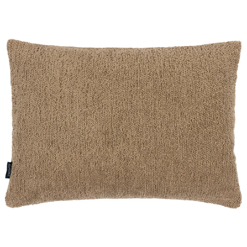 Nellim Rectangular Boucle Textured Cushion Biscuit