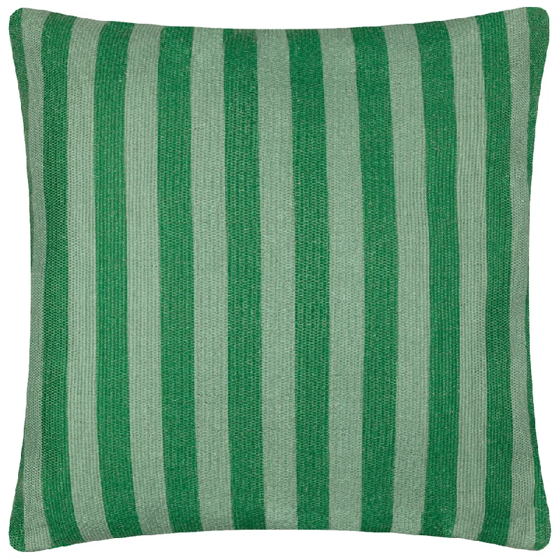 Deck Stripe Woven Outdoor Cushion Green