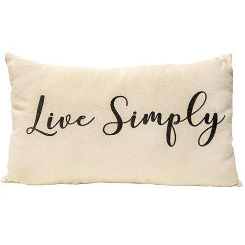 Live Simply Pillow