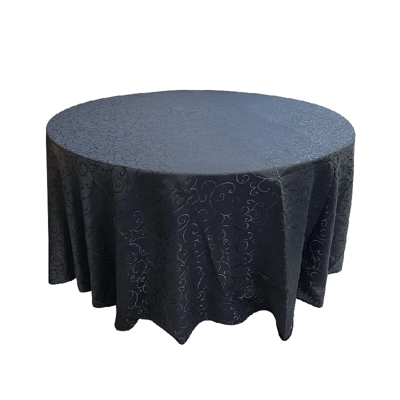 120’’ round jacquard tablecloth