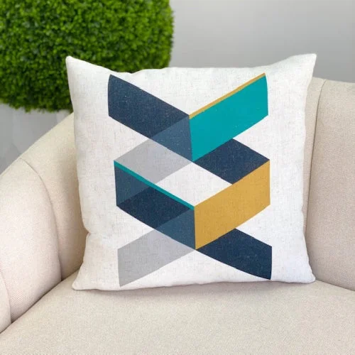 Square Modern Shape Padding Pillow