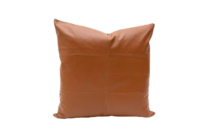 Owen Luxe Leather Euro Pillow Cover