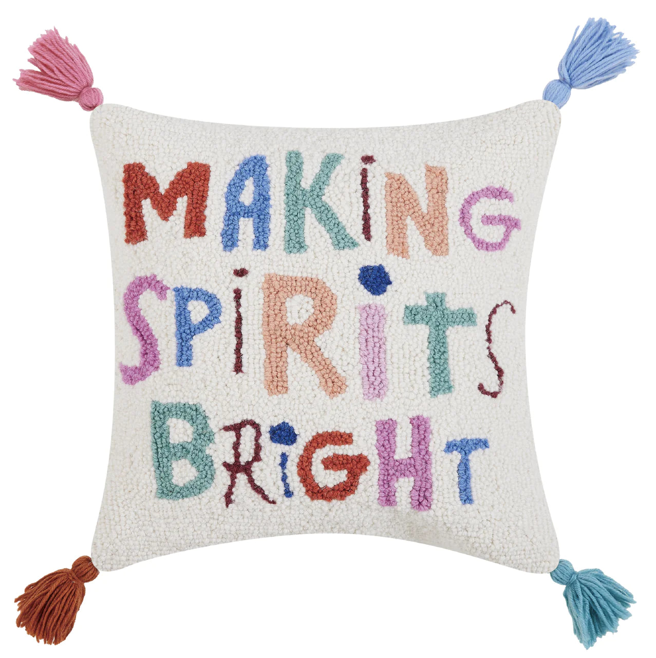 Making Spirits Bright Hook Pillow