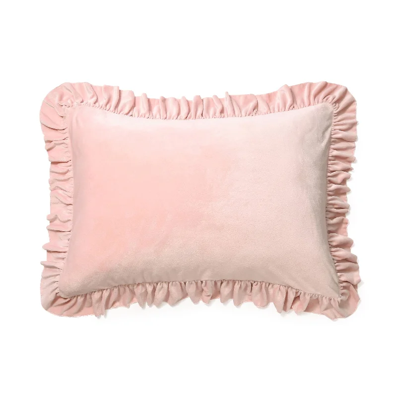 Warmy Argan Oil Frill Pillow  Case 700 X 500Pink