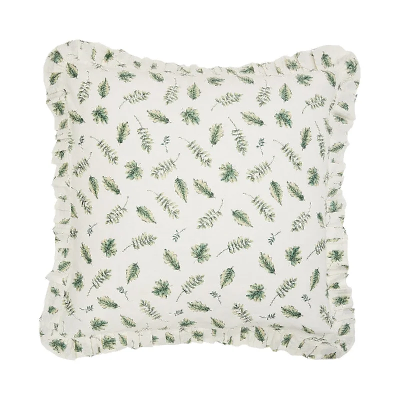 Fern Leaves Quilted Euro Sham