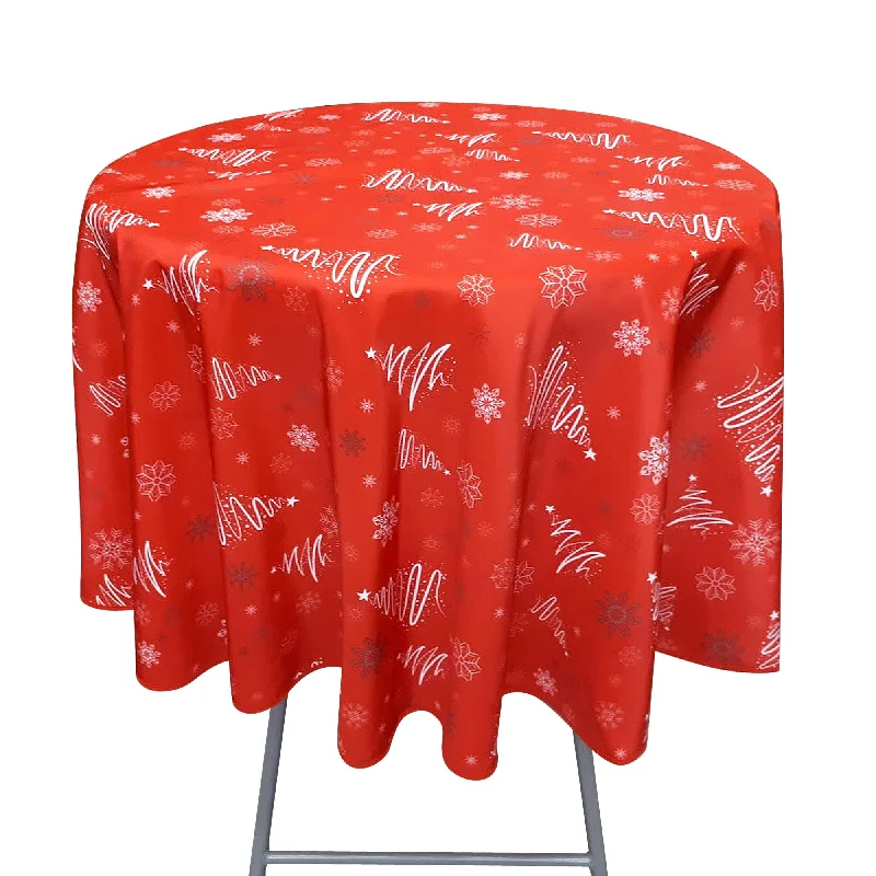 70'' round tablecloth (xmas pattern)