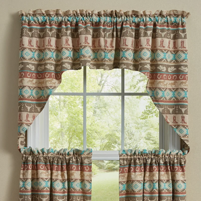 Ranch Jacquard Swags 36"L - Set of 2 Park Designs