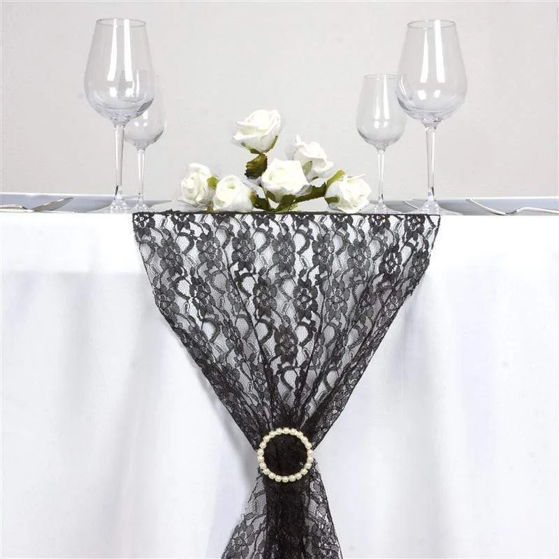 Wedding Lace Flowers Table Runner