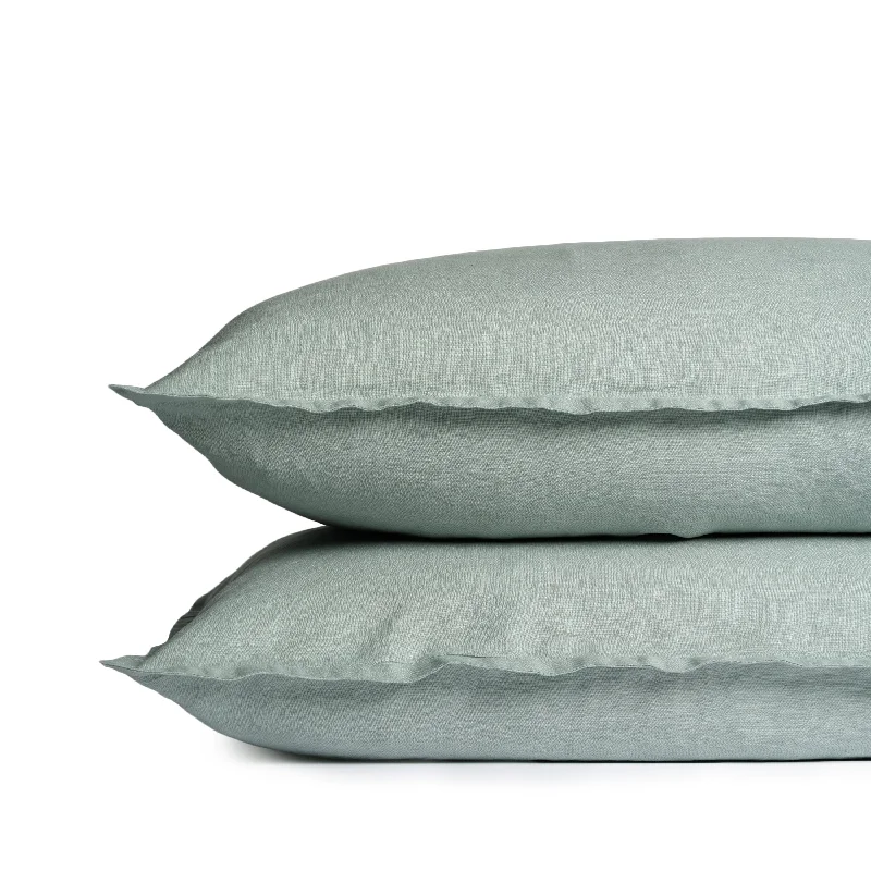 Tela Linen Pillowcase in Ash Gray (Set of 2)