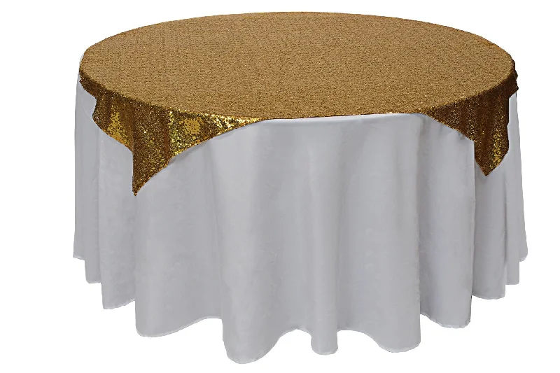 60'' x 60'' sequin tablecloth