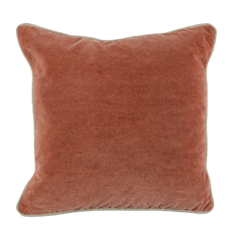 Heirloom Velvet Terra Cotta Pillow