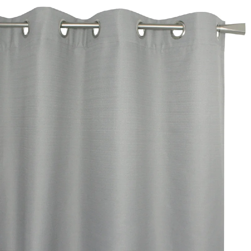 Grommet curtain panel - Chloe - Grey - 55 x 84''