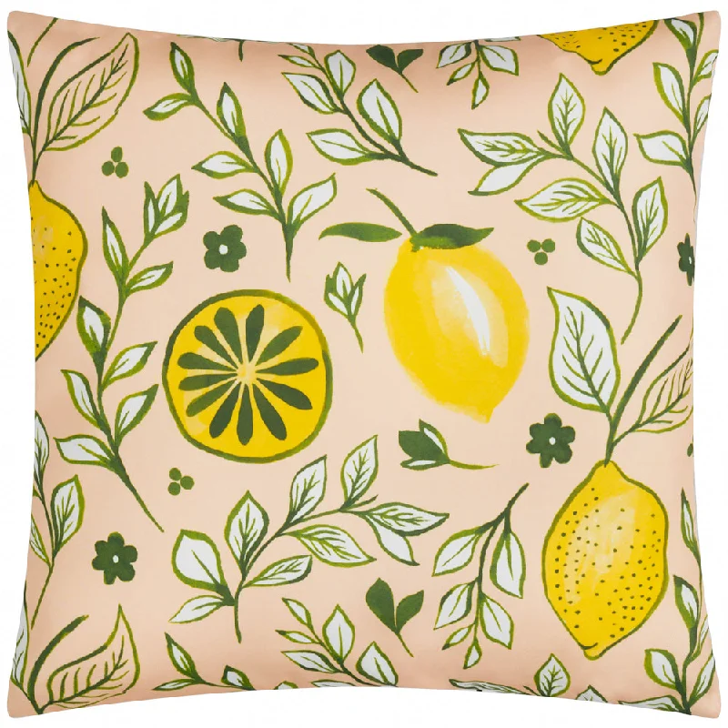 Citronello Printed Outdoor Cushion Peach