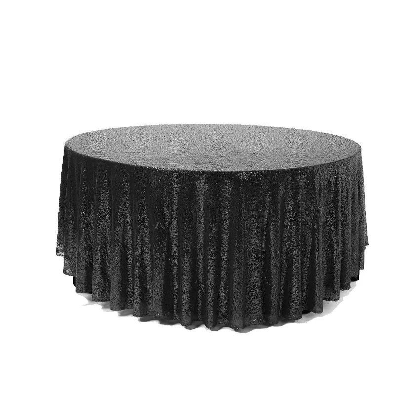 132" Sequined Round Tablecloth