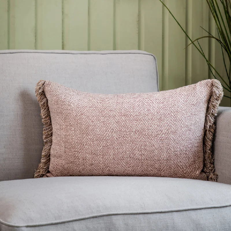 Oryx Feather Cushion Heather