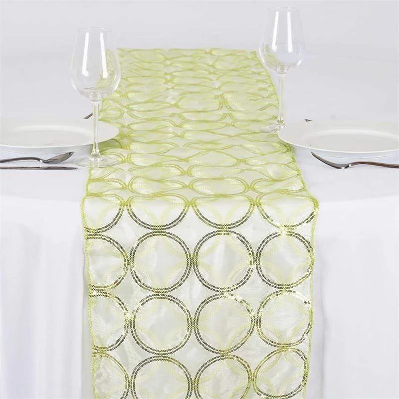 Circle Sequin Table Runner